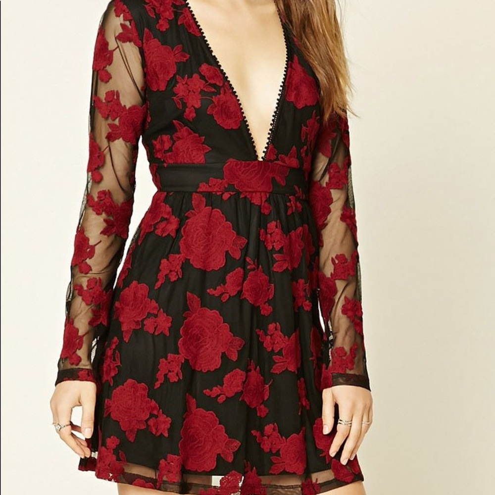 ✨SALE✨ Floral Plunge Dress